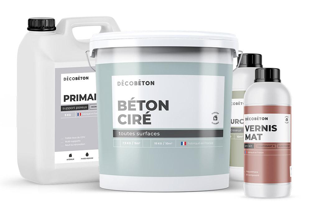 Gamme de béton ciré Décobéton française
