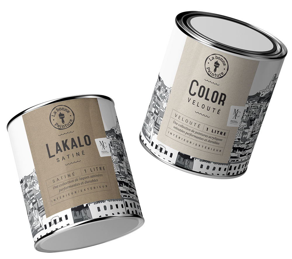 La Bonne Peinture — gammes Lakalo et Color