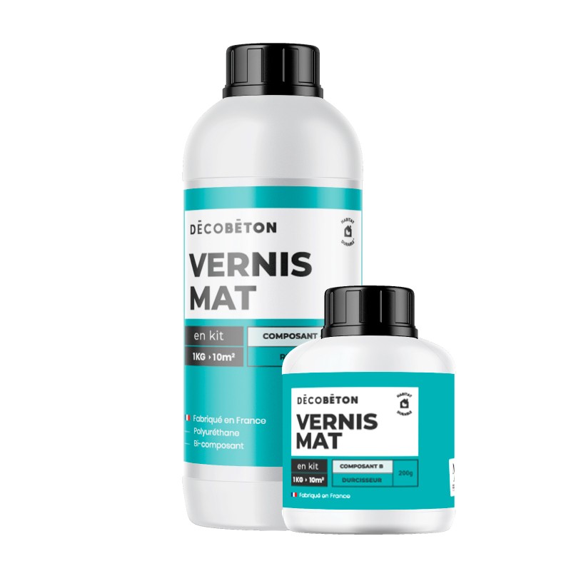 Vernis bi-composant — finition mate